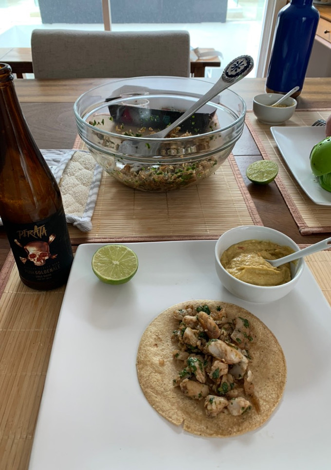 Una foto de Carnitas de pescado