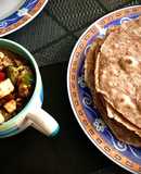 Rapiditas/ fajitas integrales rellenas de verduras