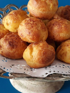 Una foto de Buñuelos de crema pastelera al horno