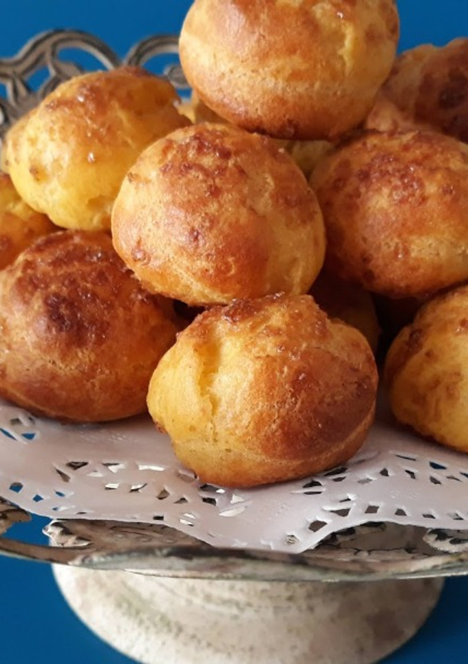 Una foto de Buñuelos de crema pastelera al horno