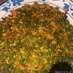 A picture of Spinach soup.