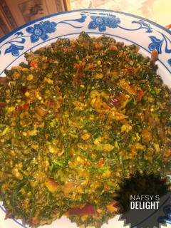 A picture of Spinach soup.