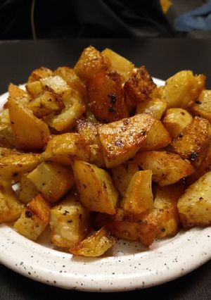 Una foto de Papa al horno o "Papa a la Martita" (sin TACC)