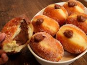 A picture of custard doughnuts
