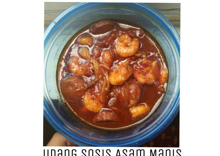 Bahan Menyiapkan Udang Sosis Asam Manis, Enak
