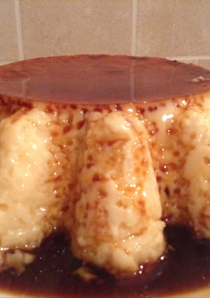 Una foto de Flan de huevo tradicional