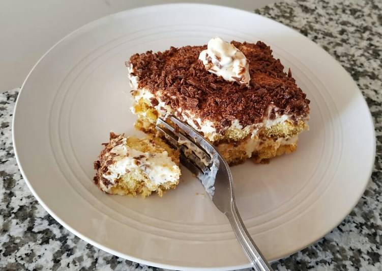 Tiramisú casero