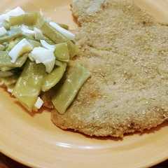 Una foto de Milanesa de berenjenas