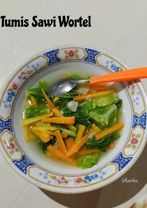 Foto resep Tumis Sawi Wortel