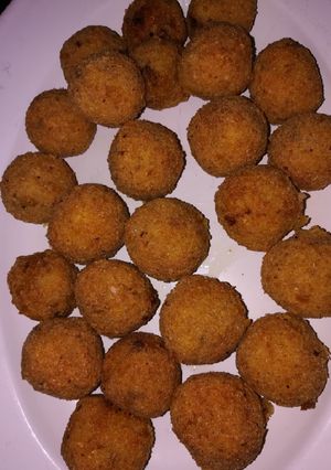 صورة لوصفة كرات البطاطا المقليه