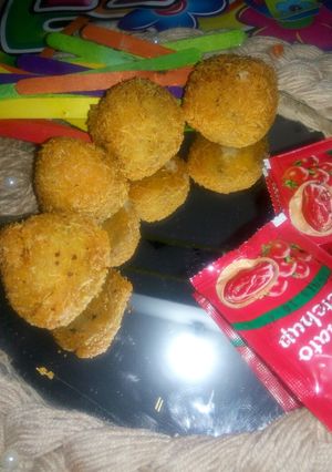 A picture of Crispy creamy balls.