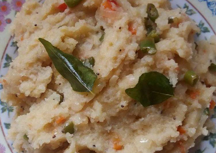 Simple Way to Prepare Perfect Vegetables rava upma
