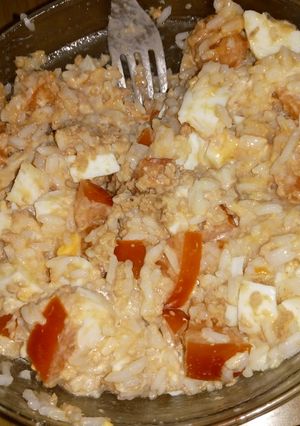 Una foto de Arroz con atún #viandas