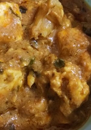 A picture of Easy paneer masala.