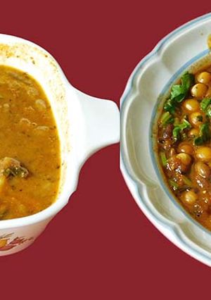 A picture of Chana masala.