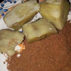 A picture of Boiled sweet potatoe.