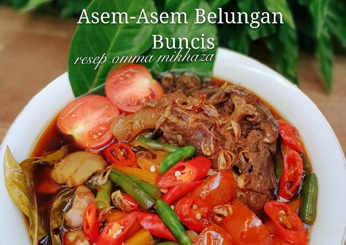 Cara Memasak Asem-Asem Belungan Buncis Simpel