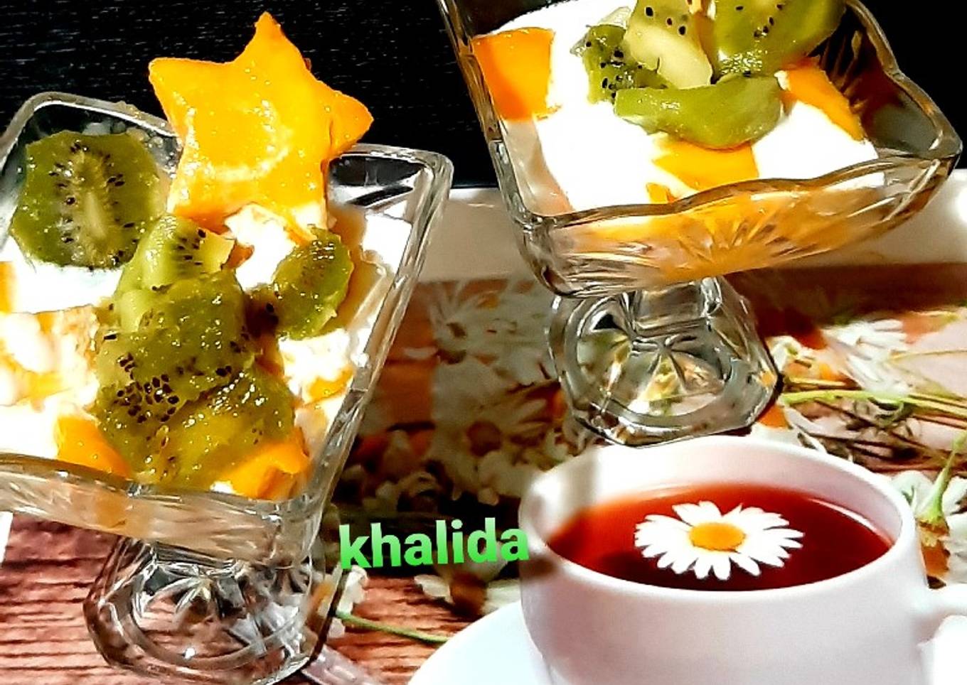 Kiwi Mango sweet yogurt
