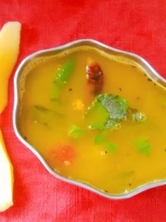 மாங்காய் மின்ட் ரசம் (Maankaai mint rasam recipe in tamil) செய்முறை முக்கிய புகைப்படம்
