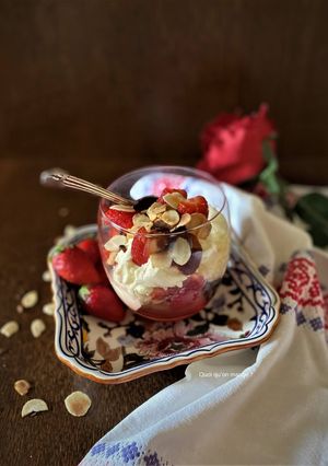 Une photo de Fraise Melba facile mais gourmande