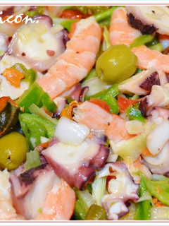 Foto principal de Pulpo en salpicón. (Thermomix)