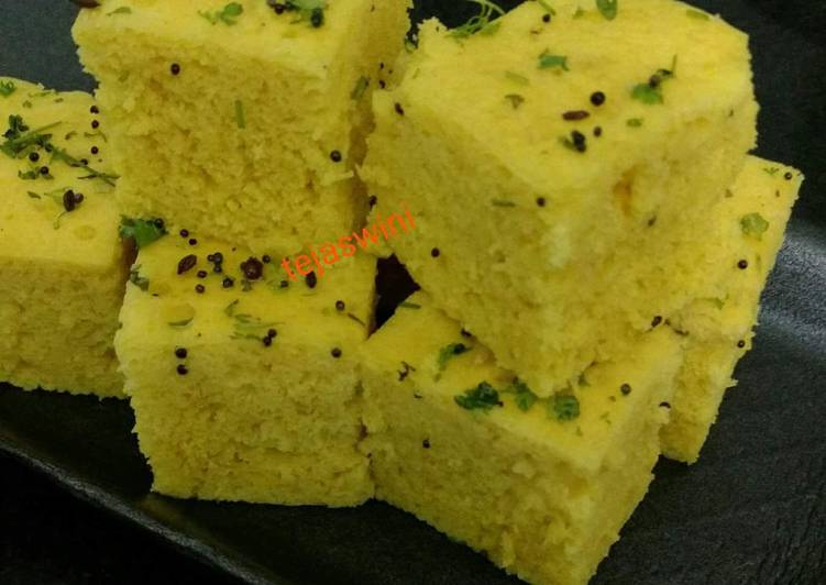 Recipe of Super Quick Homemade Khaman dhokla