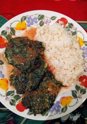 Una foto de Tortitas de espinacas