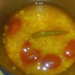 A picture of Rice daal.