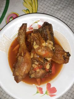 Foto resep Ayam goreng asam manis ala pecel lele lamongan