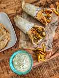 Homemade Souvlaki with Pork Gyro and Tzatziki