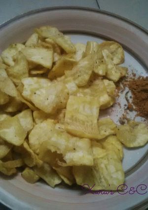 A picture of Chips with yaji.