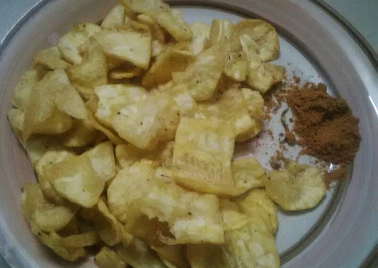 Easiest Way to Prepare Homemade Chips with yaji