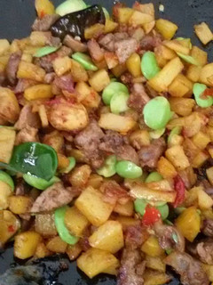 Foto resep sambal goreng kentang hati pete praktis