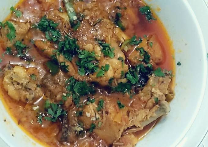 Steps to Prepare Any-night-of-the-week Chicken karahi