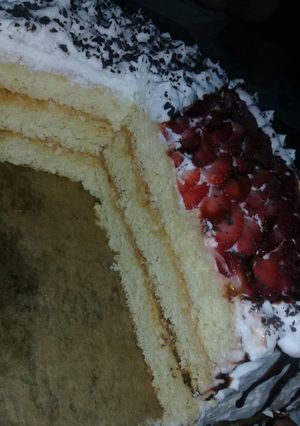 صورة لوصفة باتيسري بالفراولة