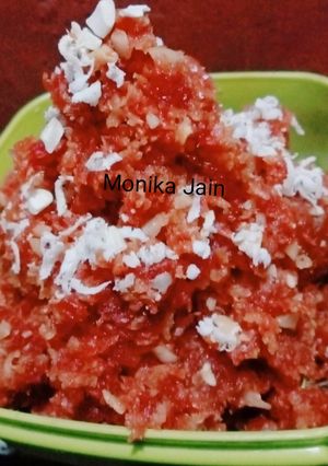 गाजर का हलवा (gajar ka halwa recipe in Hindi) रेसिपी मुख्य फोटो