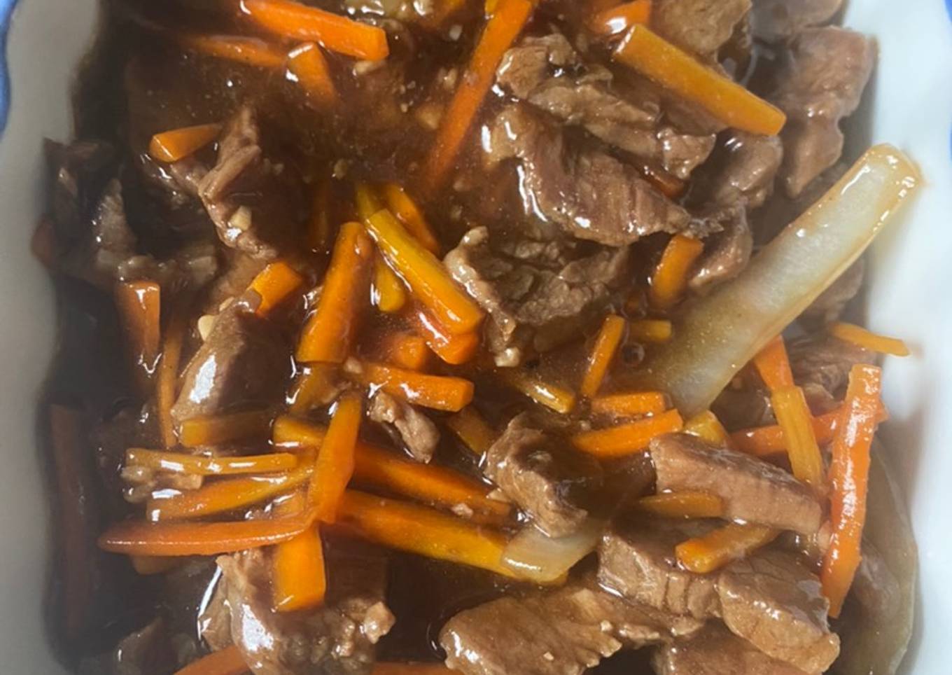 Tumis Sapi Wortel Lada Hitam