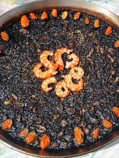 Una foto de Arroz negro
