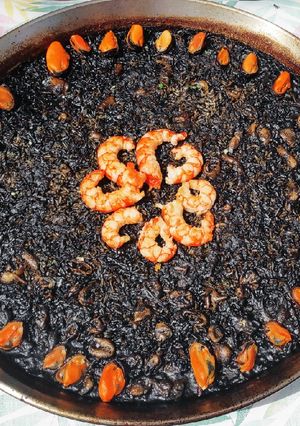 Una foto de Arroz negro