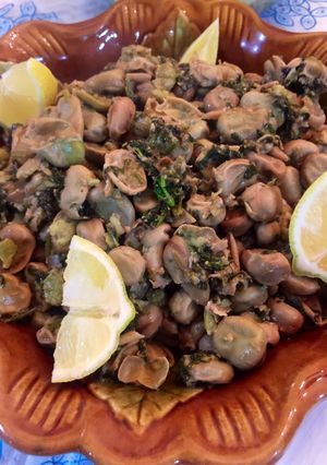 صورة لوصفة فول مقلي 😋