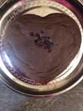 Bizcocho de avena, chocolate y frutas rojas