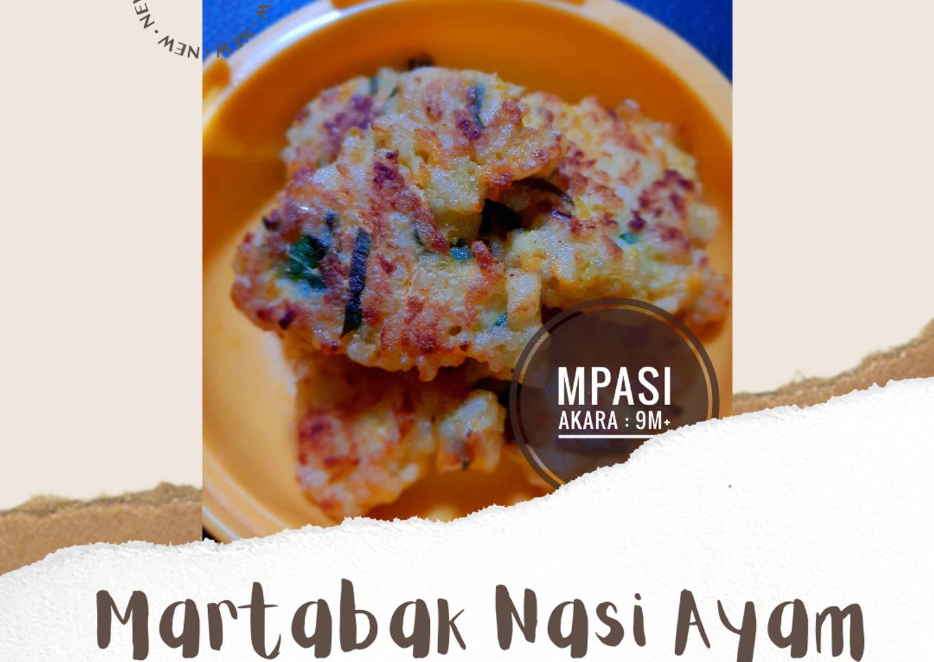 MPASI 9M+ : Martabak Nasi Ayam