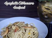 Gambar seafood carbonara