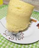 Masa de vainilla en microondas