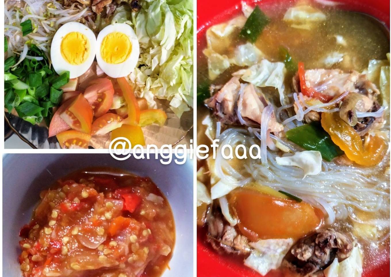 Soto Ayam Bumbu Instant + Sambal