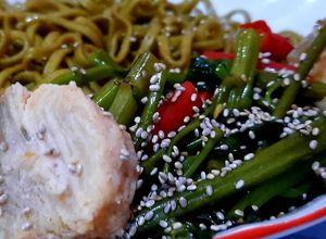 Foto resep Mie Singkong Tumis Kangkung dengan Jambal Gurih