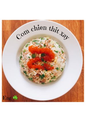 Hình của món Cơm chiên thịt xay.
