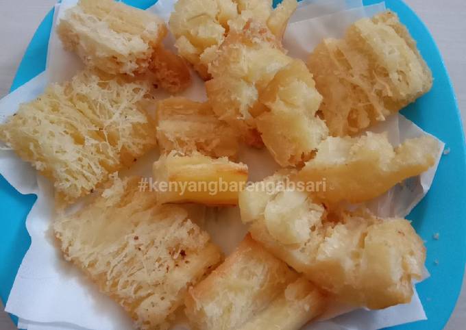 Resep Singkong Keju Merekah Anti Gagal