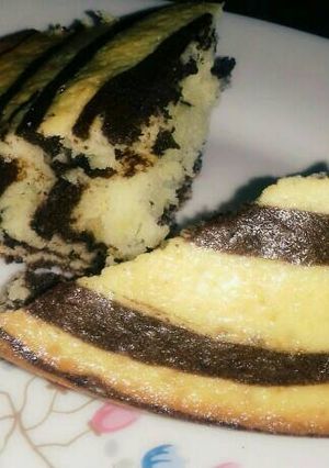 صورة لوصفة الكيك الرخامي