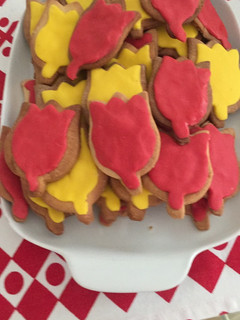 Una foto de Galletas de mantequilla (rosas de Sant Jordi)